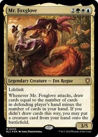Mr. Foxglove - Commander: Bloomburrow - Magic: The Gathering card
