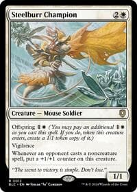 Steelburr Champion - Commander: Bloomburrow - Magic: The Gathering card