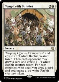 Tempt with Bunnies - Commander: Bloomburrow - Magic: The Gathering card