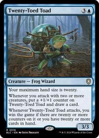 Twenty-Toed Toad - Commander: Bloomburrow - Magic: The Gathering card