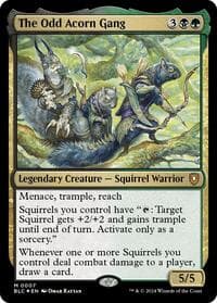 The Odd Acorn Gang - Commander: Bloomburrow - Magic: The Gathering card