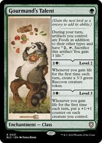 Gourmand's Talent - Commander: Bloomburrow - Magic: The Gathering card