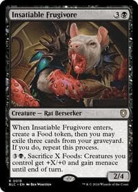 Insatiable Frugivore - Commander: Bloomburrow - Magic: The Gathering card