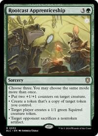 Rootcast Apprenticeship - Commander: Bloomburrow - Magic: The Gathering card
