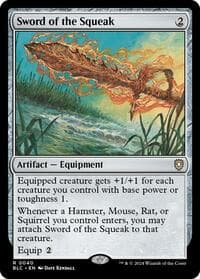 Sword of the Squeak - Commander: Bloomburrow - Magic: The Gathering card