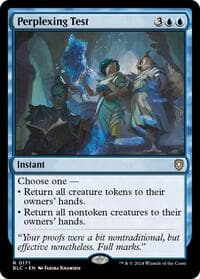 Perplexing Test - Commander: Bloomburrow - Magic: The Gathering card