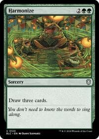 Harmonize - Commander: Bloomburrow - Magic: The Gathering card