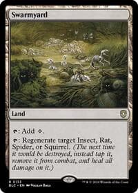 Swarmyard - Commander: Bloomburrow - Magic: The Gathering card