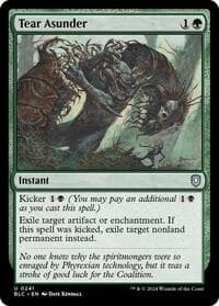 Tear Asunder - Commander: Bloomburrow - Magic: The Gathering card