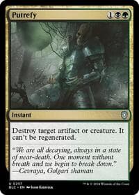 Putrefy - Commander: Bloomburrow - Magic: The Gathering card