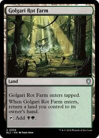 Golgari Rot Farm - Commander: Bloomburrow - Magic: The Gathering card