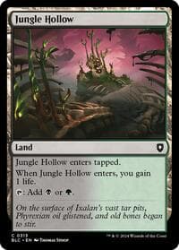 Jungle Hollow - Commander: Bloomburrow - Magic: The Gathering card