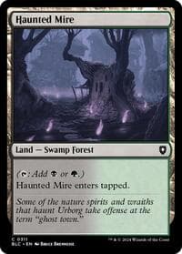 Haunted Mire - Commander: Bloomburrow - Magic: The Gathering card