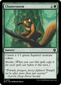 Chatterstorm - Commander: Bloomburrow - Magic: The Gathering card
