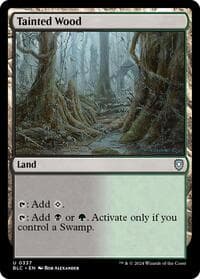 Tainted Wood - Commander: Bloomburrow - Magic: The Gathering card