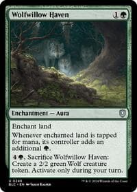 Wolfwillow Haven - Commander: Bloomburrow - Magic: The Gathering card