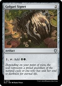 Golgari Signet - Commander: Bloomburrow - Magic: The Gathering card