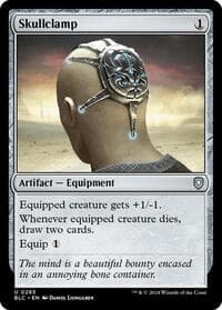 Skullclamp - Commander: Bloomburrow - Magic: The Gathering card