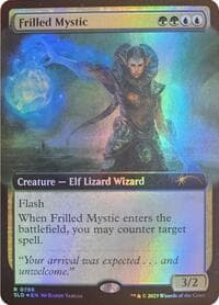 Frilled Mystic (Extended Art) - Secret Lair Drop Series - Magic: The Gathering card