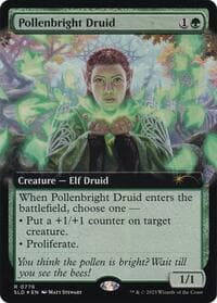Pollenbright Druid (Extended Art) - Secret Lair Drop Series - Magic: The Gathering card