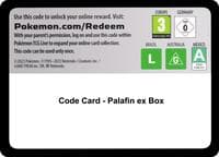 Code Card - Palafin ex Box - Miscellaneous Cards & Products - Pokemon card