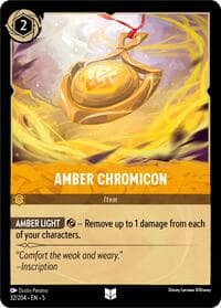 Amber Chromicon - Shimmering Skies - Disney Lorcana card