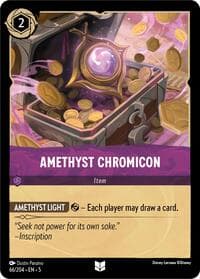 Amethyst Chromicon - Shimmering Skies - Disney Lorcana card