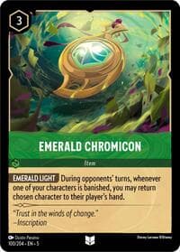 Emerald Chromicon - Shimmering Skies - Disney Lorcana card