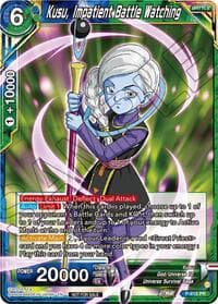 Kusu, Impatient-Battle Watching (Zenkai Series Tournament Pack Vol.8) - Tournament Promotion Cards - Dragon Ball Super: Masters card