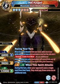 9th Angel - Mountain Giant Shisha Giganto - Strangers in the Sky - Battle Spirits Saga card