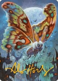 Luminous Broodmoth Art Card (Gold-Stamped Signature) - Art Series: Bloomburrow - Magic: The Gathering card