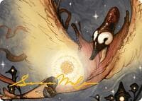 Salvation Swan Art Card (Gold-Stamped Signature) - Art Series: Bloomburrow - Magic: The Gathering card