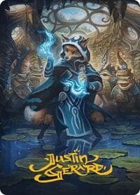 Jace, the Mind Sculptor Art Card (Gold-Stamped Signature) - Art Series: Bloomburrow - Magic: The Gathering card