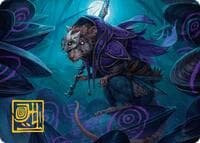 Nightwhorl Hermit Art Card (Gold-Stamped Signature) - Art Series: Bloomburrow - Magic: The Gathering card