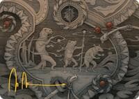 Season of Weaving Art Card (Gold-Stamped Signature) - Art Series: Bloomburrow - Magic: The Gathering card
