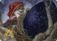Cruelclaw's Heist Art Card (Gold-Stamped Signature) - Art Series: Bloomburrow - Magic: The Gathering card