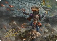 Agate Instigator Art Card (Gold-Stamped Signature) - Art Series: Bloomburrow - Magic: The Gathering card