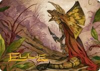 Hired Claw Art Card (Gold-Stamped Signature) - Art Series: Bloomburrow - Magic: The Gathering card