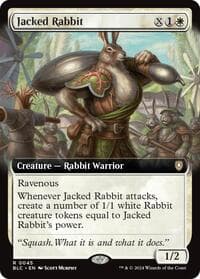 Jacked Rabbit (Extended Art) - Commander: Bloomburrow - Magic: The Gathering card