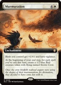 Murmuration (Extended Art) - Commander: Bloomburrow - Magic: The Gathering card