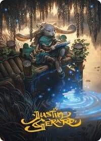 Tamiyo, Field Researcher Art Card (Gold-Stamped Signature) - Art Series: Bloomburrow - Magic: The Gathering card
