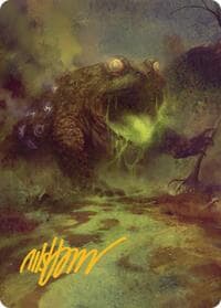 The Gitrog Monster Art Card (Gold-Stamped Signature) - Art Series: Bloomburrow - Magic: The Gathering card