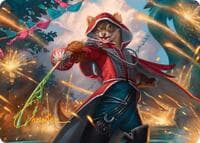The Infamous Cruelclaw Art Card (Gold-Stamped Signature) - Art Series: Bloomburrow - Magic: The Gathering card