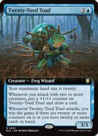 Twenty-Toed Toad (Extended Art) - Commander: Bloomburrow - Magic: The Gathering card