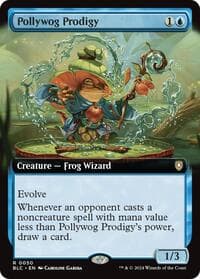 Pollywog Prodigy (Extended Art) - Commander: Bloomburrow - Magic: The Gathering card