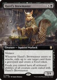 Hazel's Brewmaster (Extended Art) - Commander: Bloomburrow - Magic: The Gathering card
