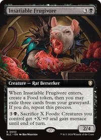 Insatiable Frugivore (Extended Art) - Commander: Bloomburrow - Magic: The Gathering card