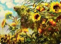 Beza, the Bounding Spring Art Card - Art Series: Bloomburrow - Magic: The Gathering card