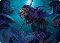 Nightwhorl Hermit Art Card - Art Series: Bloomburrow - Magic: The Gathering card
