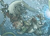 Kitsa, Otterball Elite Art Card - Art Series: Bloomburrow - Magic: The Gathering card